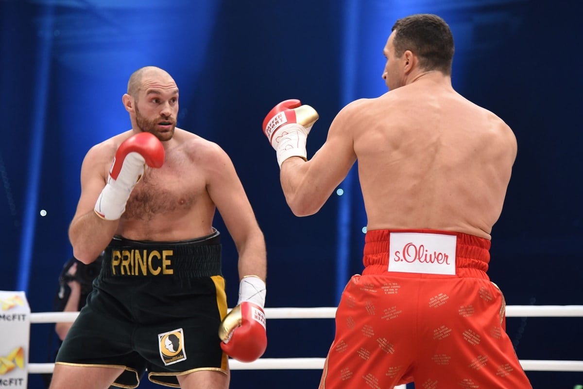 Wladimir Klitschko admitted Tyson Fury is taller than him prior to their professional boxing match