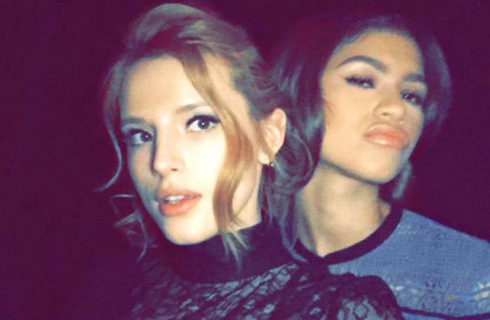 Bella Thorne shares a picture on Instagram of her friend Zendaya