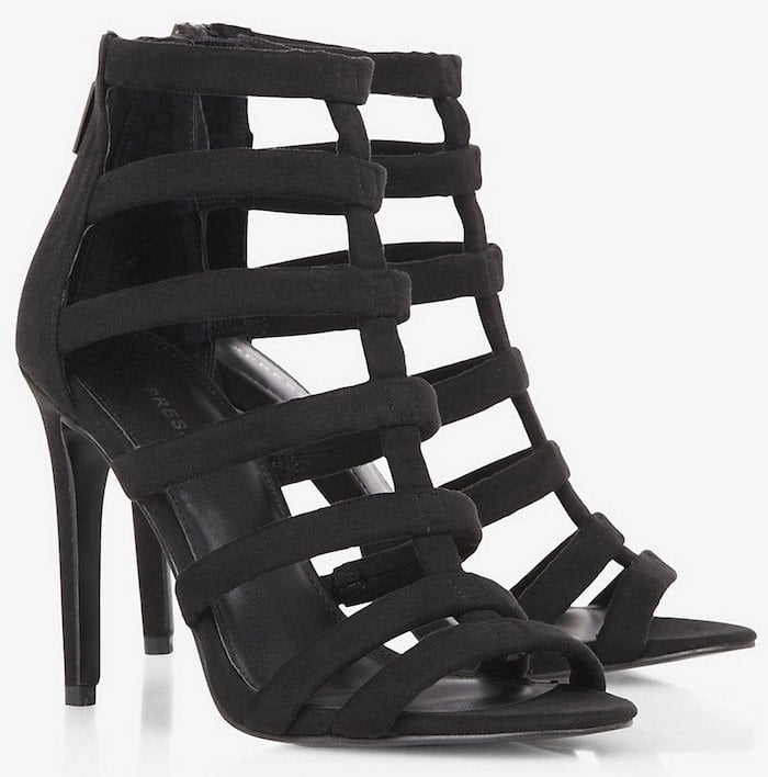 Heeled Runway Cage Sandal