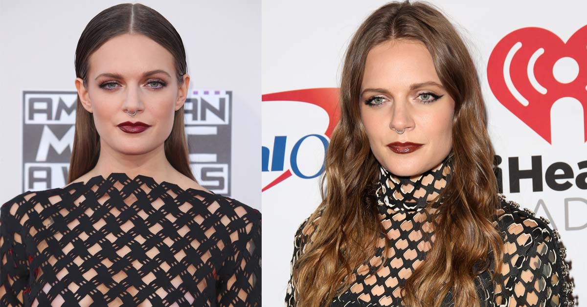Tove Lo Bares All in Two Trashy Fishnet Outfits