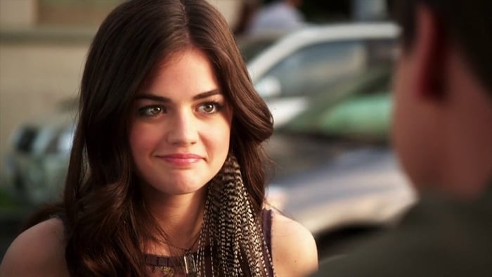 Lucy Hale was 20 when making her debut as Aria Montgomery on Pretty Little Liars in 2010