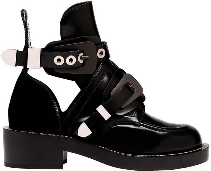 Balenciaga 'Ceinture' Ankle Boots in Black