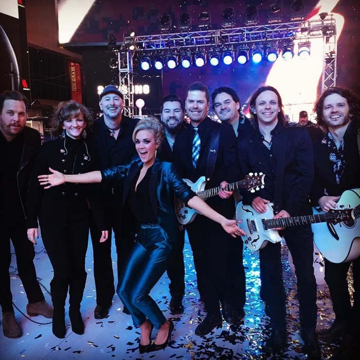 Carrie Underwood Rockin Eve Giuseppe Zanotti IG