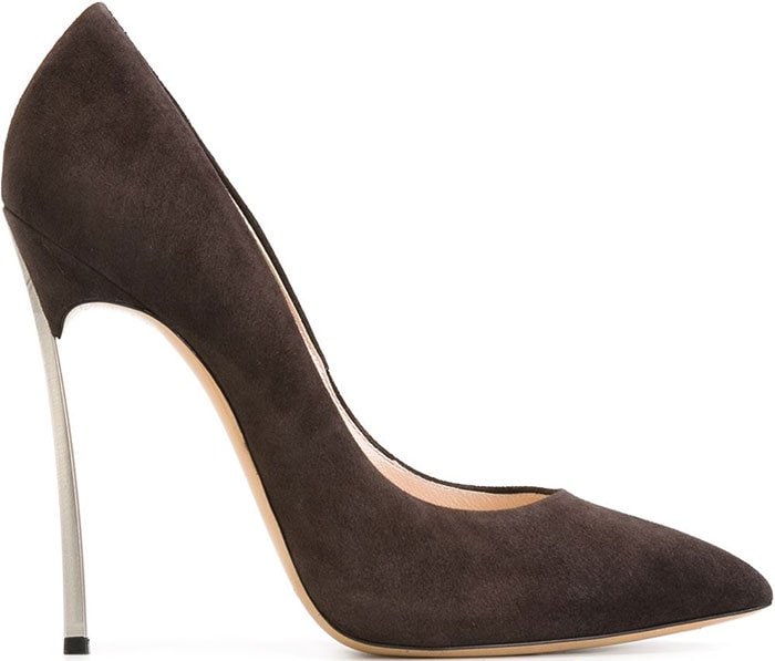 Casadei Blade Suede Pumps