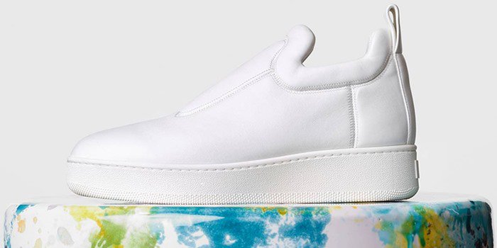 Céline Slip-On Sneakers in Optic White