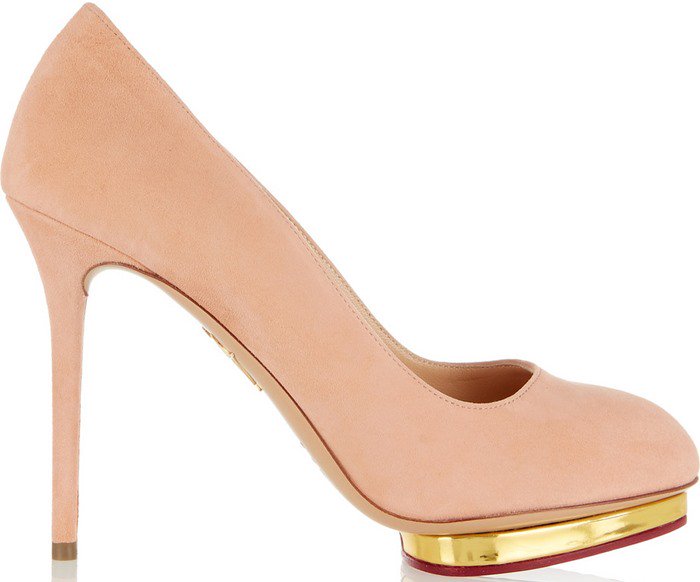 Charlotte Olympia's signature 'Dotty' pumps are part of the label's 'Encore' collection