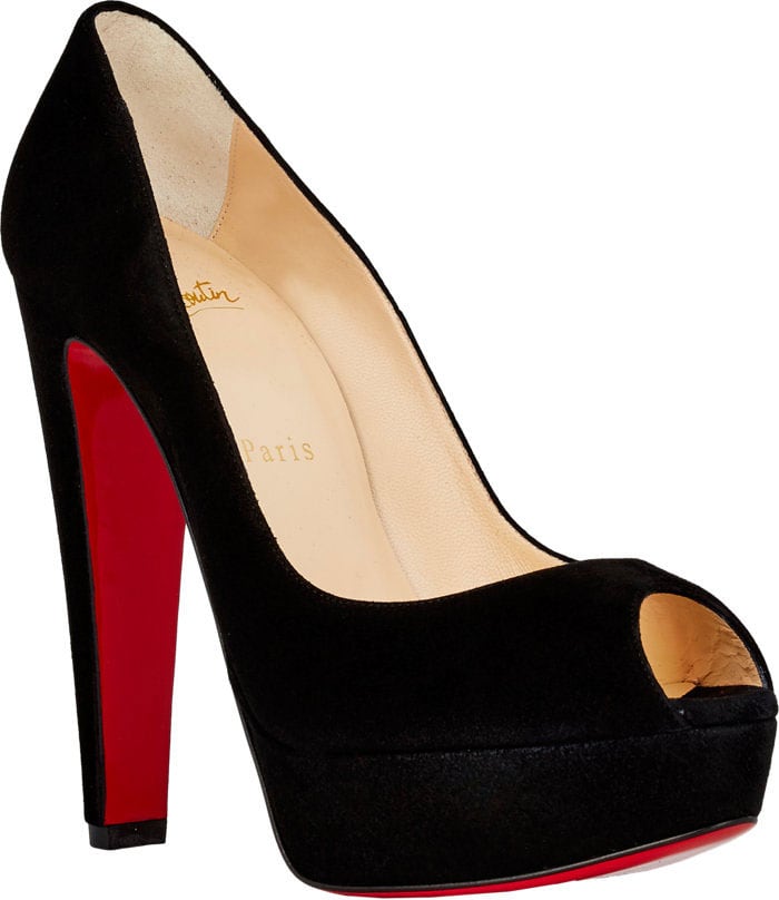 Christian Louboutin “Altanana” Platform Peep-Toe Pumps