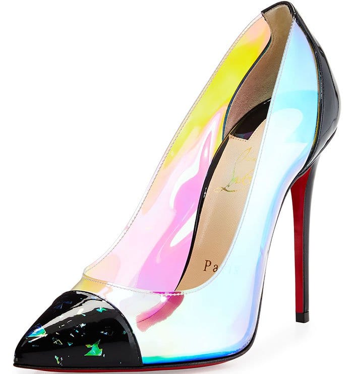 Iridescent Christian Louboutin Debout Pumps