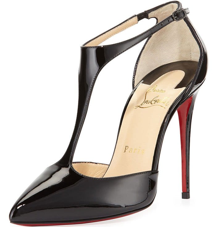 Black Christian Louboutin J String Pumps