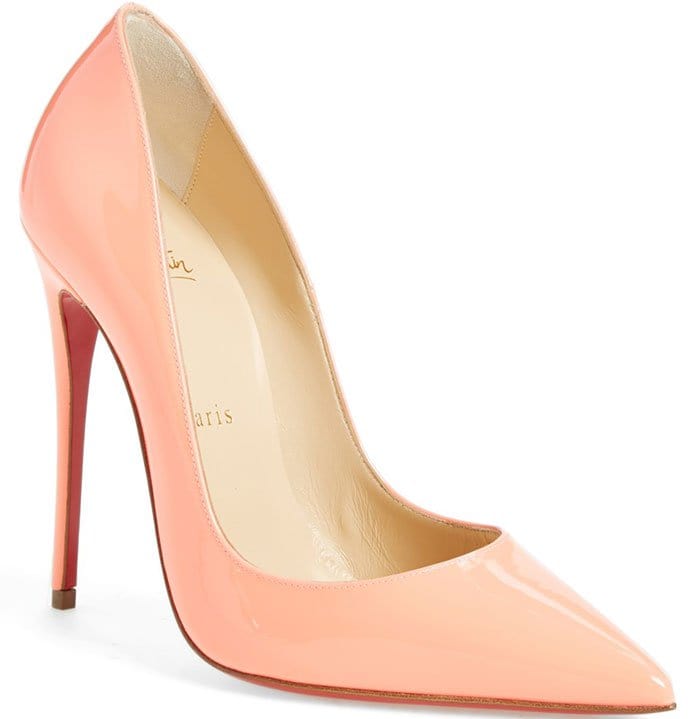 Christian Louboutin So Kate Pumps Flamingo Patent