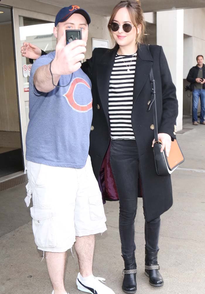 Dakota Johnson LAX Steve Madden 4