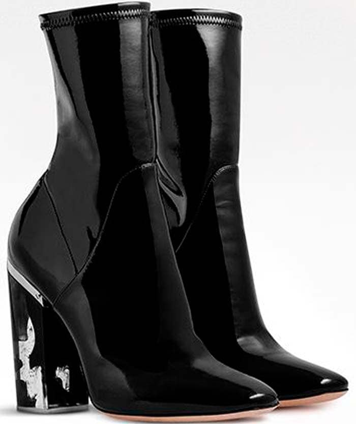 Christian Dior Patent Ankle Boots