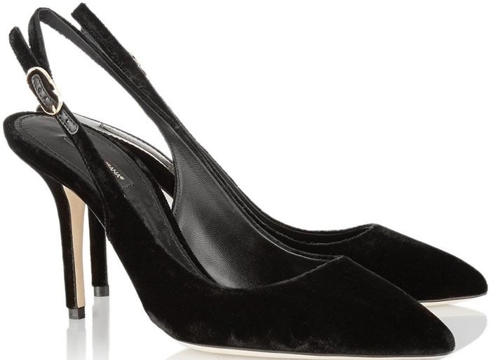 Dolce Gabbana Velvet Pumps