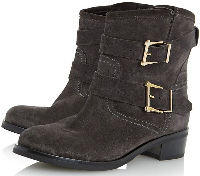 Dune Philee Buckle Detail Ankle Boots