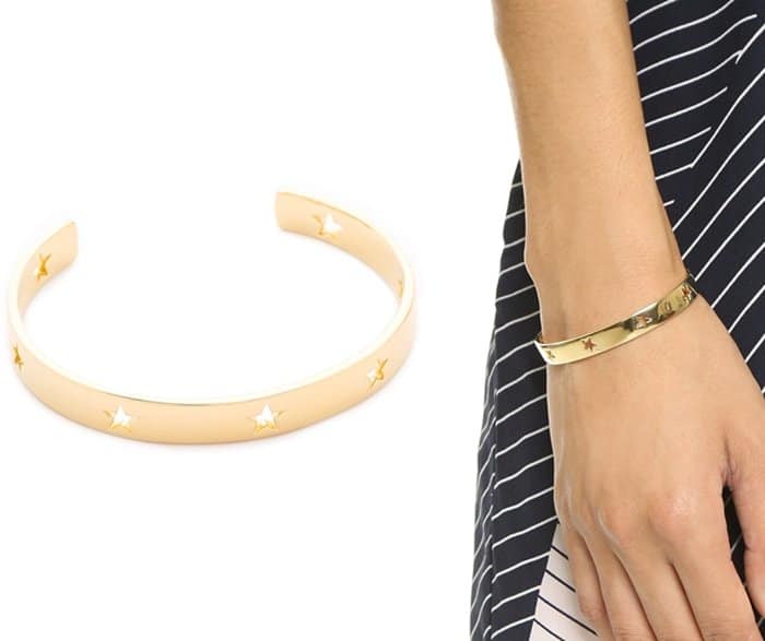 Elizabeth and James Polaris Cuff Bracelet in Gold