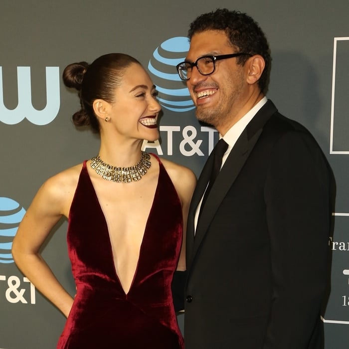 Emmy Rossum is significantly shorter than her tall husband Sam Esmail