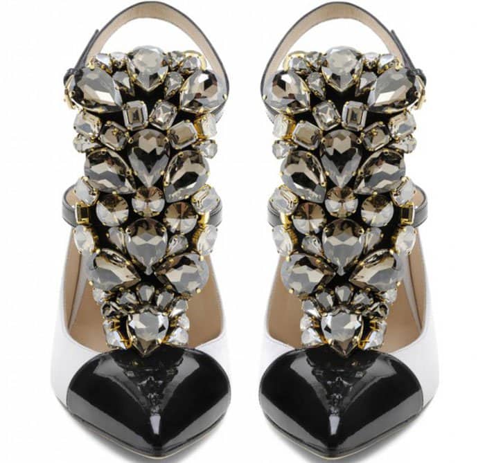 Crystal-Embellished Gedebe Mimi Pumps