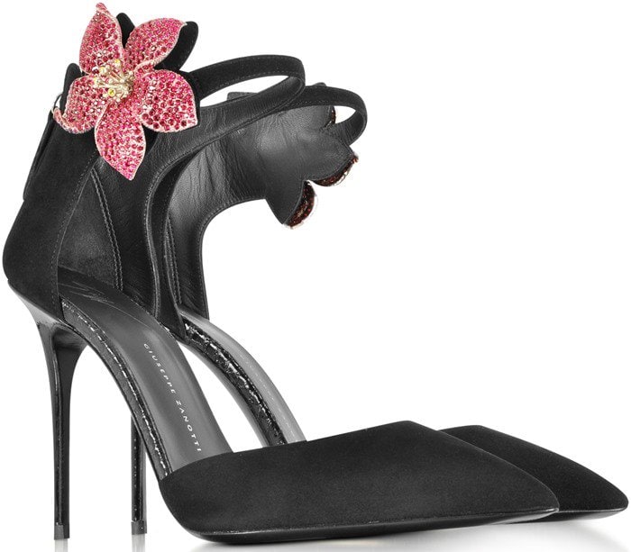 Giuseppe Zanotti Lucrezia Black Suede Pump