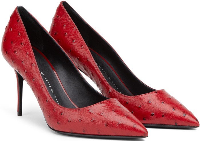 Giuseppe Zanotti Lucrezia Red Pointy Toes