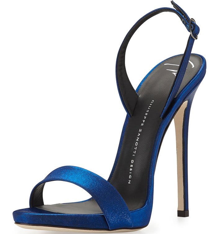 Electric Blue Giuseppe Zanotti Sophie Slingback Sandals