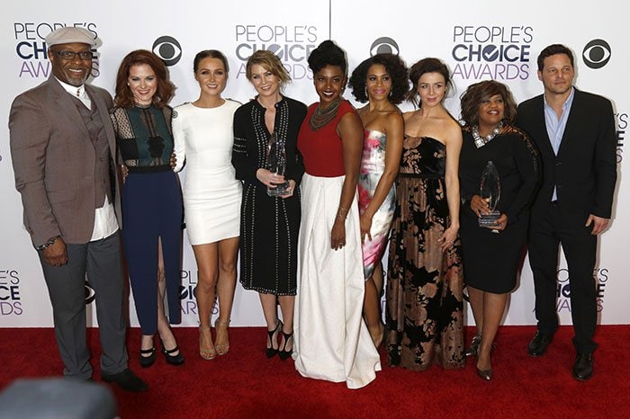 "Grey's Anatomy" stars at People's Choice Awards 2016