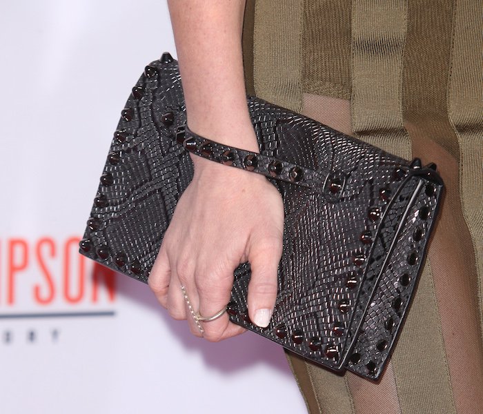 Jenna Willis carries a Sorial clutch