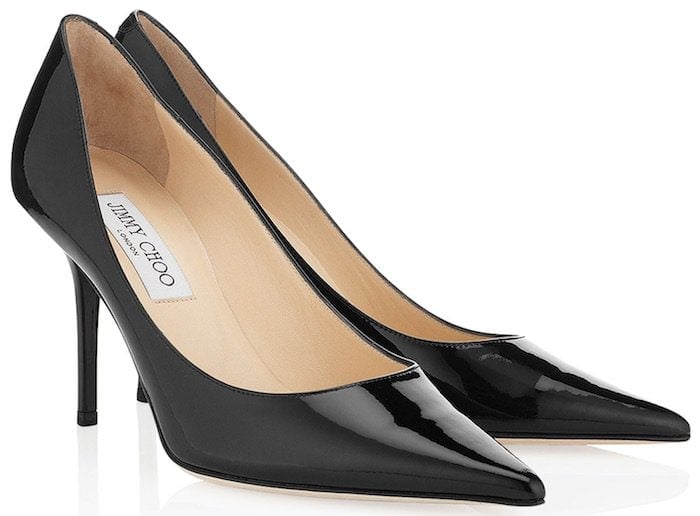 Black Jimmy Choo "Agnes" Pumps