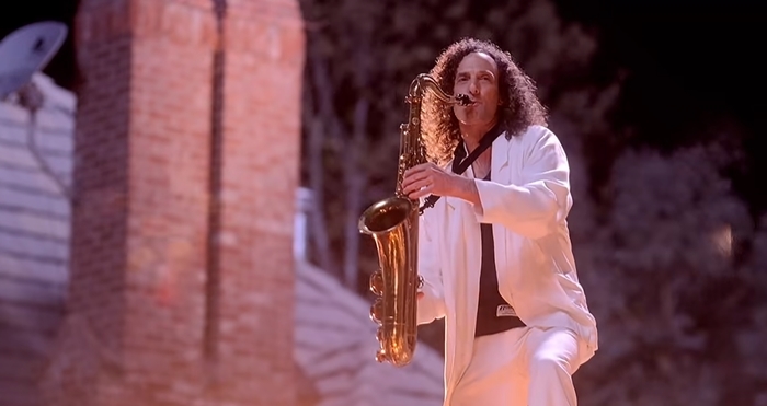 Kathy Beth Terry's favorite uncle, musician Kenny G, plays a saxophone solo on the roof in the music video for Last Friday Night (T.G.I.F.)