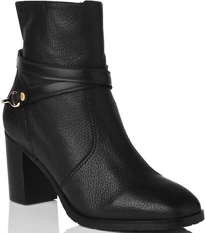 L.K. Bennett "Ruth" Ankle Boots in Black