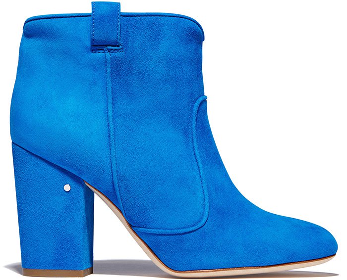 Laurence Dacade Pete Blue Suede Ankle Boots