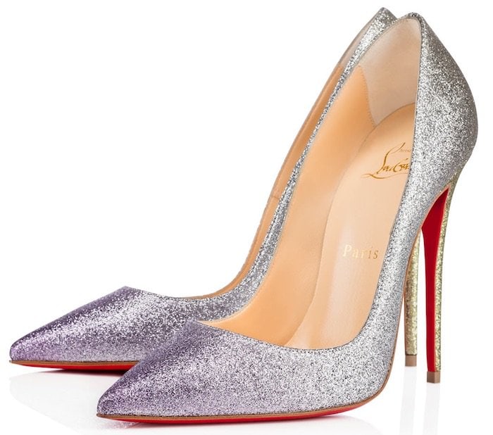 Christian Louboutin “So Kate” 120 mm in Drage Glitter