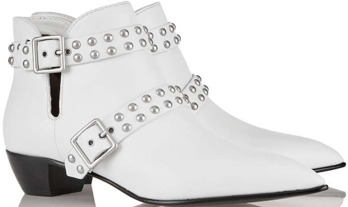 Marc by Marc Jacobs "Carroll" Studded Leather Ankle Boots