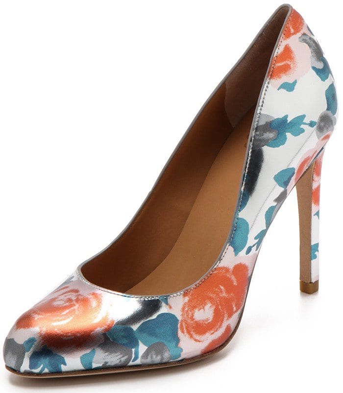 Marc by Marc Jacobs 'Jerrie Rose' Metallic Floral Pumps