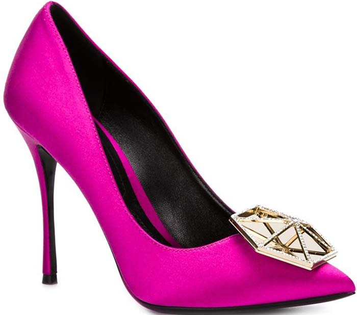 Nicholas Kirkwood Jewel "Eden" Hexagon Pumps Pink