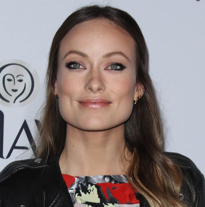 Olivia Wilde accessorized her look with Jennifer Meyer jewels at the ELLE’s Women In Television Celebration