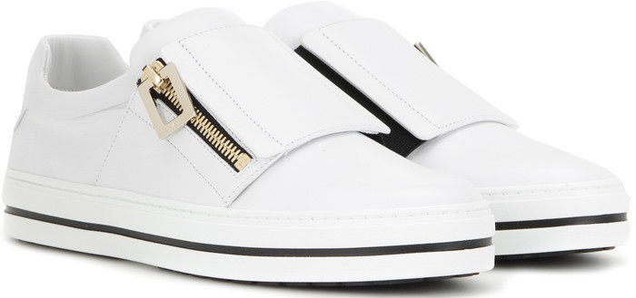 Roger Vivier Sneaky Viv zip pull leather sneakers