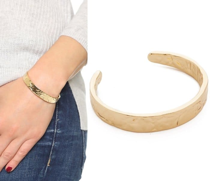 Sam Edelman Crinkle Cuff Bracelet