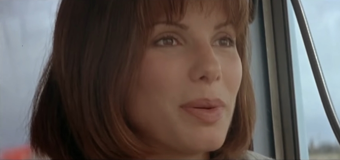 Sandra Bullock as Annie Porter in the 1994 American action thriller film Speed