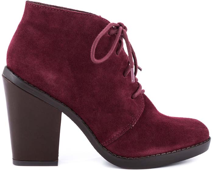 Steve Madden Jayson Boots Burgundy Suede