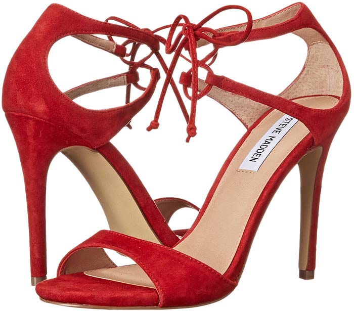 Steve Madden "Semona" Suede Ankle Strap Sandal