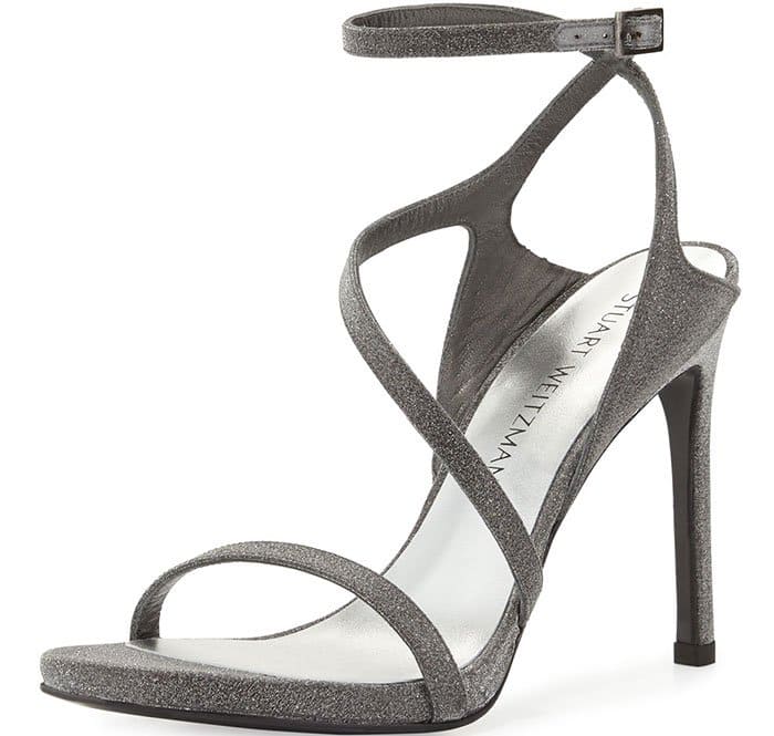 Metallic Shimmer Stuart Weitzman Sultry Sandals