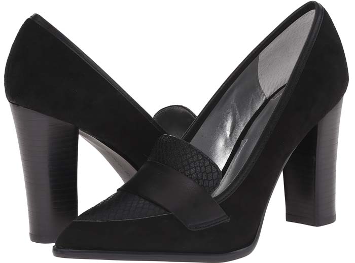 Tahari "Aimee" Stacked Heel Pumps