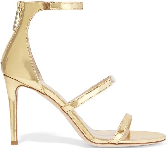 Tamara Mellon "Horizon" Sandals in Gold