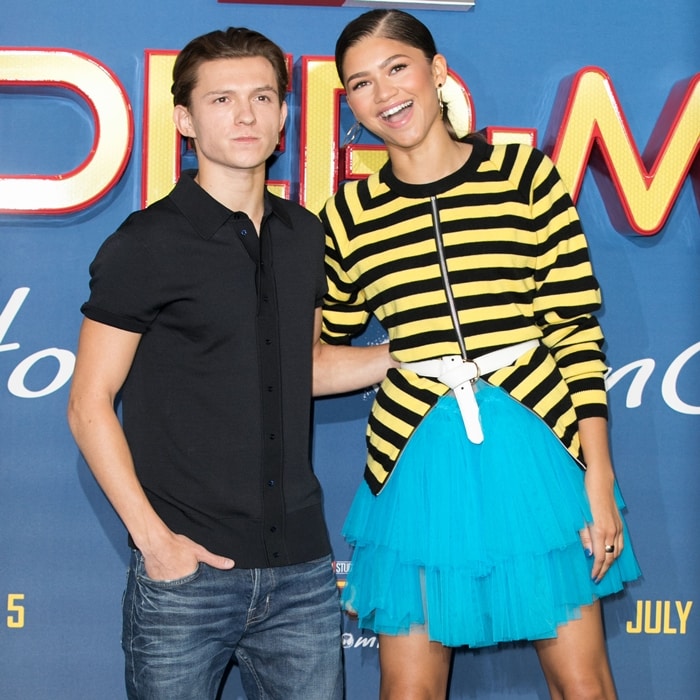 Tom Holland is significantly shorter than his Spider-Man: Homecoming co-star Zendaya