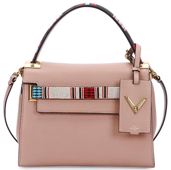 Valentino My Rockstud Small Beaded Beige