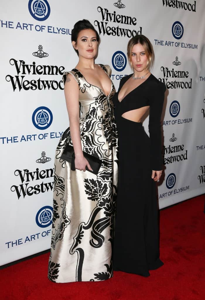 Rumer Willis and Scout LaRue Willis attend Art of Elysium's 9th annual Heaven Gala