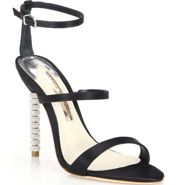 Sophia Webster “Rosalind” Crystal Heel Sandals