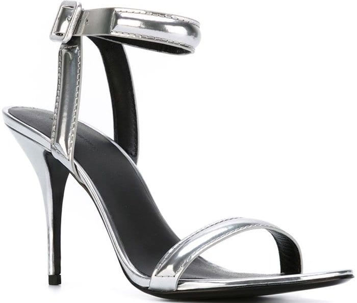 Alexander Wang 'Antonia' Metallic Leather Sandals