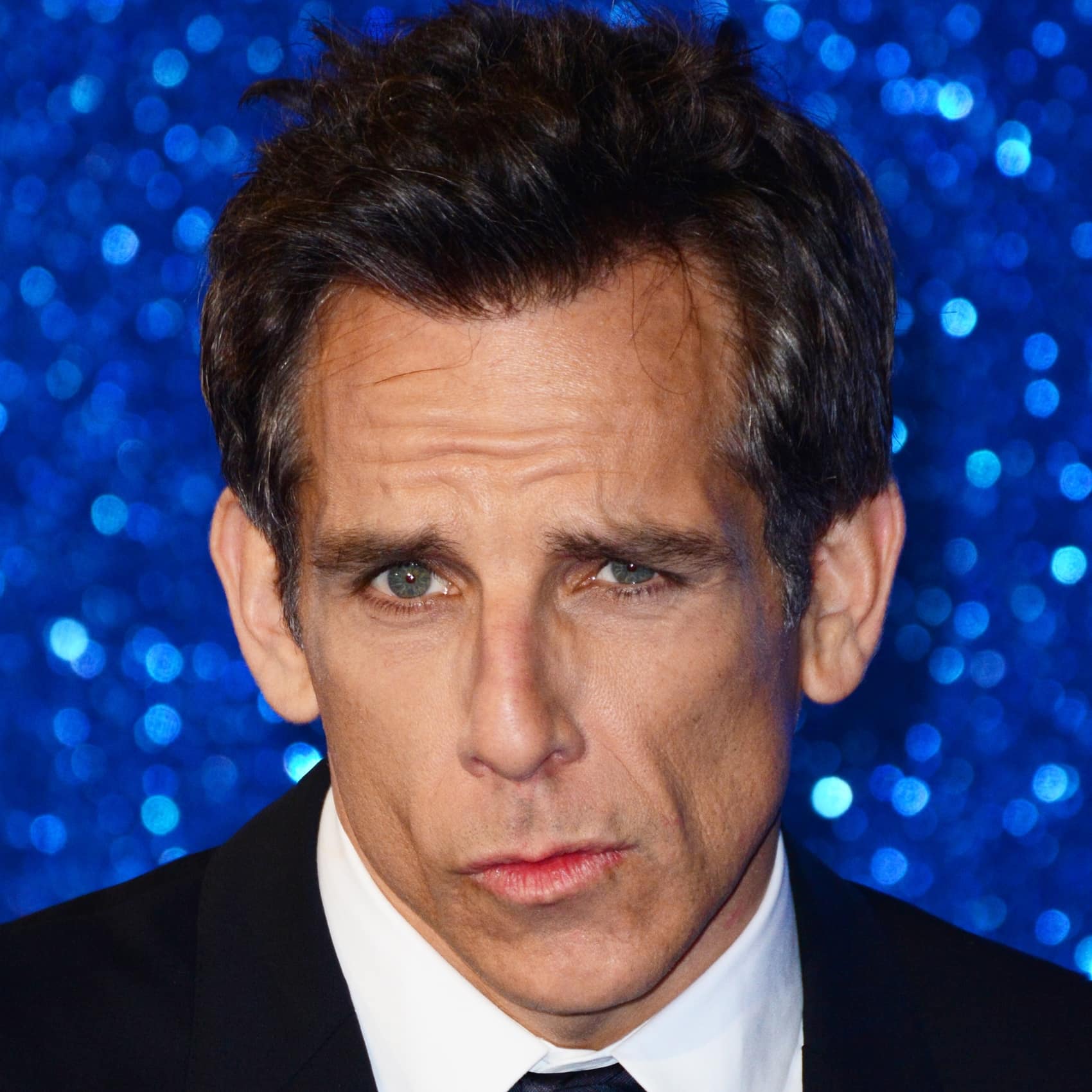 Ben Stiller shows how to do Zoolander's famous Blue Steel pose