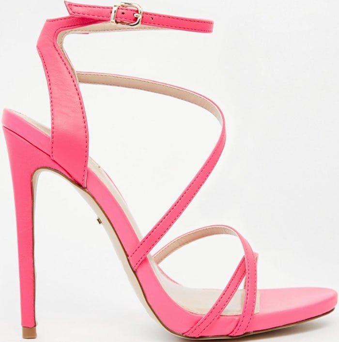 Carvela Georgia Pink Strappy Barely There Sandals